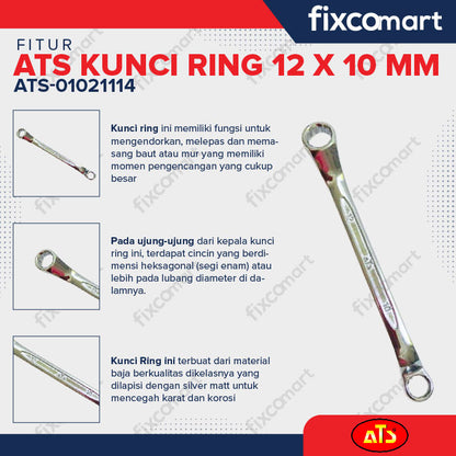 KUNCI RING "ATS" 10X12MM - ATS Hardware