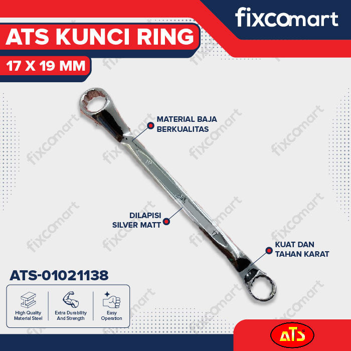KUNCI RING "ATS" 17X19MM - ATS Hardware