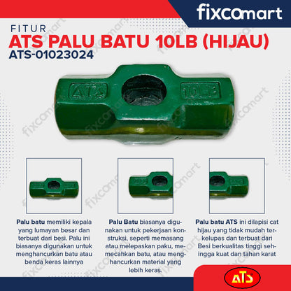 ATS Batu Palu 10LB - Tanpa gagang